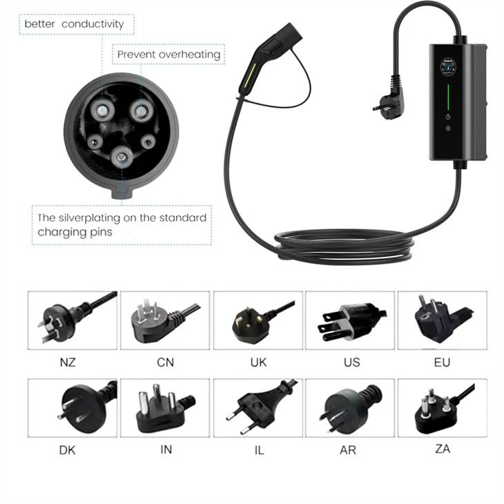 Type1 Electric Vehicle AC Smart EV Charger